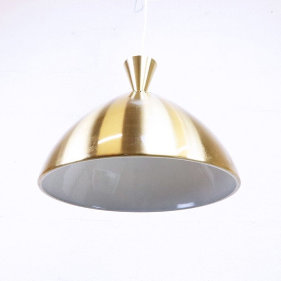 Image 1 of Vintage verguld metalen hanglamp, Zweden 1960