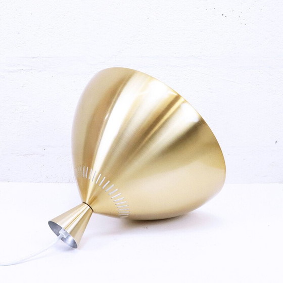 Image 1 of Vintage verguld metalen hanglamp, Zweden 1960