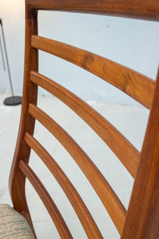 Image 1 of 6X Vintage Teakhouten Stoelen Midcentury Deens