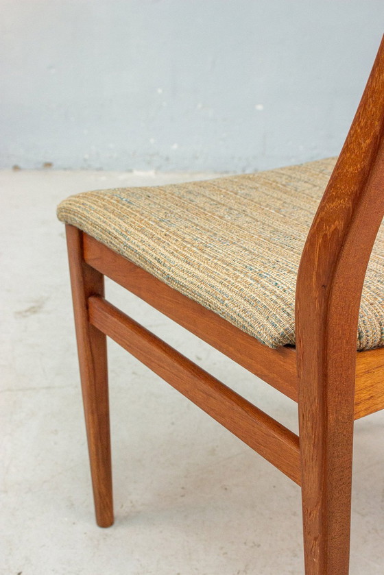 Image 1 of 6X Vintage Teakhouten Stoelen Midcentury Deens