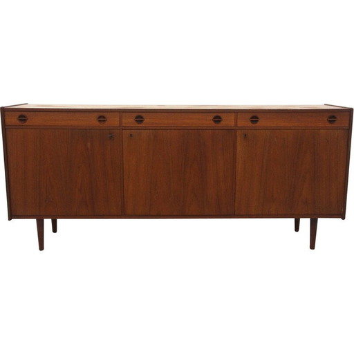 Vintage dressoir van teak en beuken, Zweden 1960