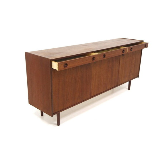 Image 1 of Vintage dressoir van teak en beuken, Zweden 1960