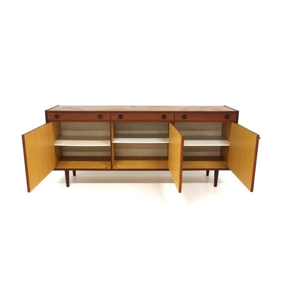 Image 1 of Vintage dressoir van teak en beuken, Zweden 1960