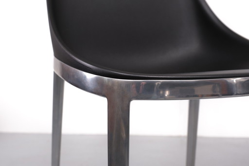 Elle Polished Aluminium Stoelen , Design Eugeni Quitlet Italy