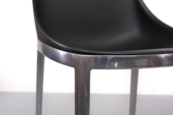 Image 1 of Elle Polished Aluminium Stoelen , Design Eugeni Quitlet Italy