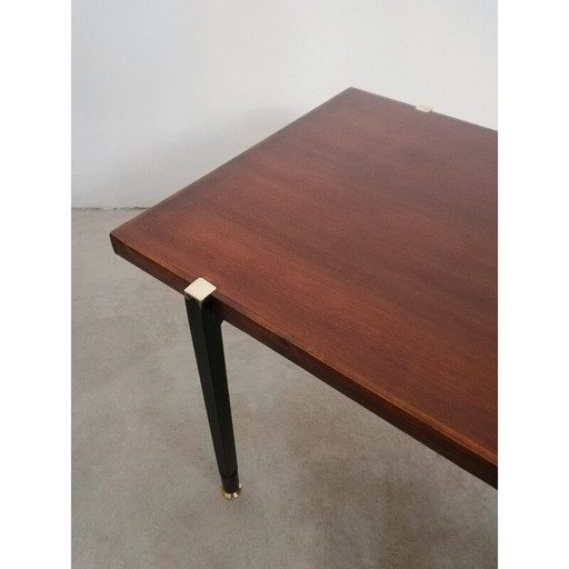 Vintage "d'Arpy" messing "naves" salontafel, Italië 1960