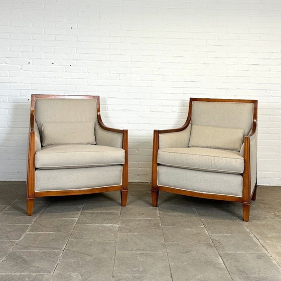 Image 1 of Schuitema Art Deco Set: Bank en Twee Fauteuils