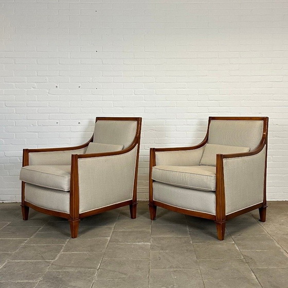 Image 1 of Schuitema Art Deco Set: Bank en Twee Fauteuils