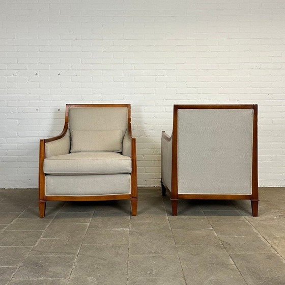 Image 1 of Schuitema Art Deco Set: Bank en Twee Fauteuils