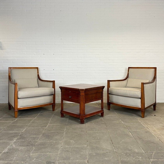 Image 1 of Schuitema Art Deco Set: Bank en Twee Fauteuils