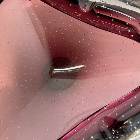 Image 1 of Vintage asbak van paars Murano glas, Italië 1970