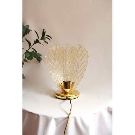 Image 1 of Vintage Murano Tafellamp Petali, Italië 1970