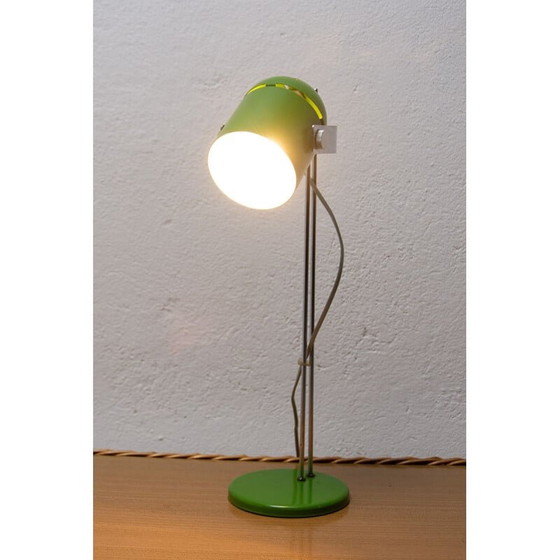 Image 1 of Vintage metalen en plastic tafellamp van Stanislav Indra, Tsjecho-Slowakije 1970