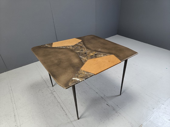 Image 1 of Handgemaakte design eettafel, 1990S