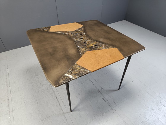 Image 1 of Handgemaakte design eettafel, 1990S
