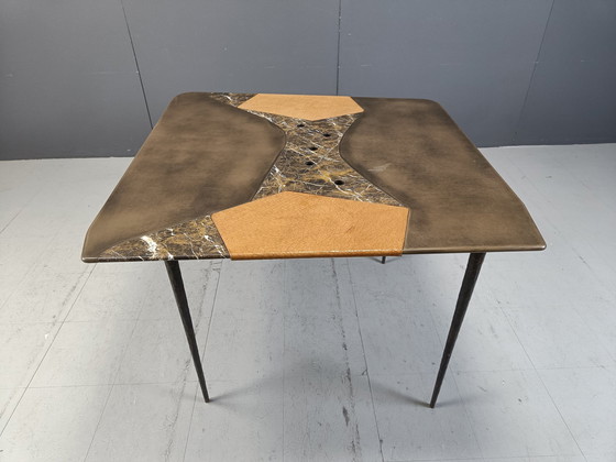 Image 1 of Handgemaakte design eettafel, 1990S