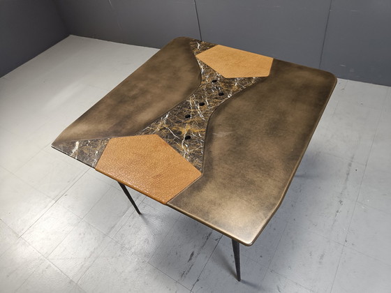 Image 1 of Handgemaakte design eettafel, 1990S