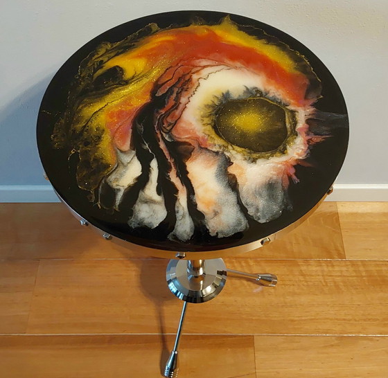 Image 1 of Rvs Bijzettafel. 