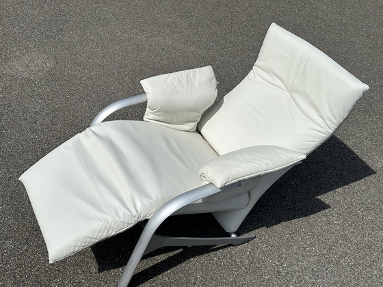 Image 1 of Leren fauteuil Rolf Benz met relaxfunctie