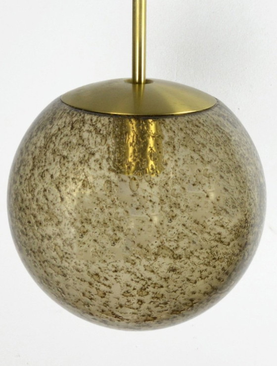 Image 1 of Prachtige Midcentury Globe Hanglamp Peill&Putzler