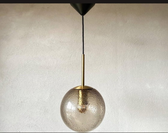 Image 1 of Prachtige Midcentury Globe Hanglamp Peill&Putzler