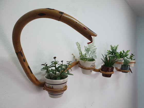 Image 1 of Plantenslang Rotan/Bamboe Plantenhouder Rohé/Trio Noordwolde