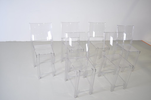 6x Kartell La Marie stoel - transparant