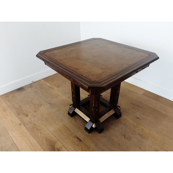 Image 1 of Mid century secessionisten design speeltafel van Ludwig Schmitt