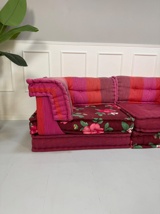 Image 1 of Roche Bobois Mah Jong Designer Sofa Stoffen Bank Handgemaakt