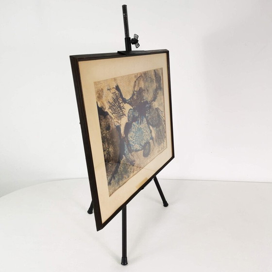 Image 1 of Vintage litho "Compositie" door Grete Balle, Denemarken 1972