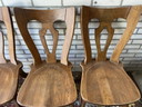 4x Vintage Brutalist Stoelen