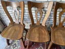 4x Vintage Brutalist Stoelen