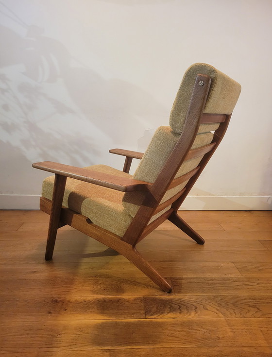 Image 1 of Fauteuil Ge290A Van Hans J. Wegner Voor Getama In Eiken