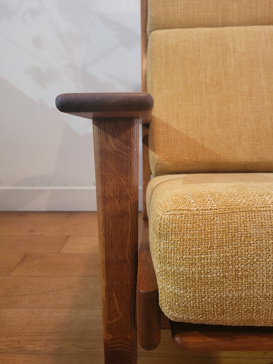 Image 1 of Fauteuil Ge290A Van Hans J. Wegner Voor Getama In Eiken