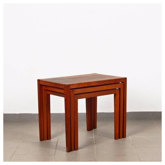Image 1 of Vintage Nesting Tables van Sika Mobler, Denemarken - jaren 1960