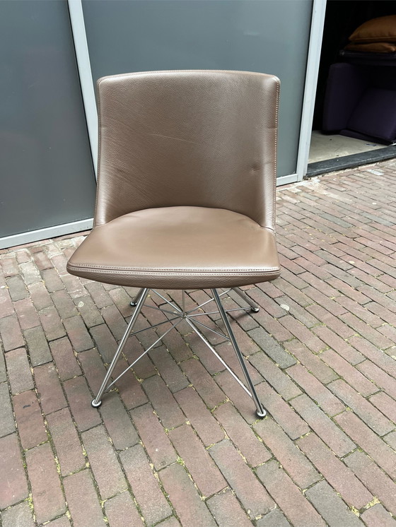 Image 1 of Bert plantagie Rho stoel bruin leer