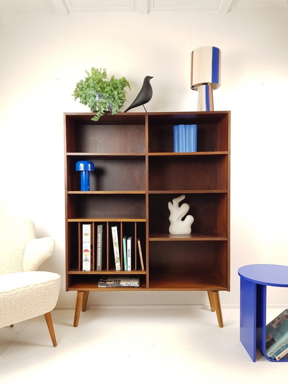 Image 1 of Vintage Deense Boekenkast | LP Kast Palissander