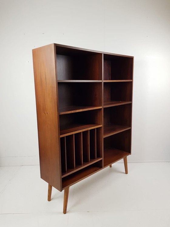 Image 1 of Vintage Deense Boekenkast | LP Kast Palissander