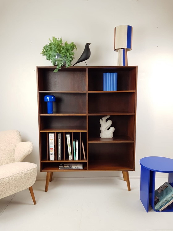 Image 1 of Vintage Deense Boekenkast | LP Kast Palissander