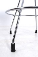 2x Vintage chromen barkrukken, set