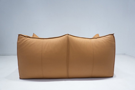 Image 1 of Mid Century Modern Sofa Model Le Bambole van Mario Bellini voor B&B Italia, cognac leer, 1970S- 2 Beschikbaar