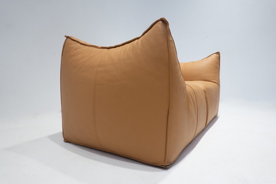 Image 1 of Mid Century Modern Sofa Model Le Bambole van Mario Bellini voor B&B Italia, cognac leer, 1970S- 2 Beschikbaar