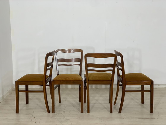 Image 1 of Mid Century stoelen eetkamerstoel vintage