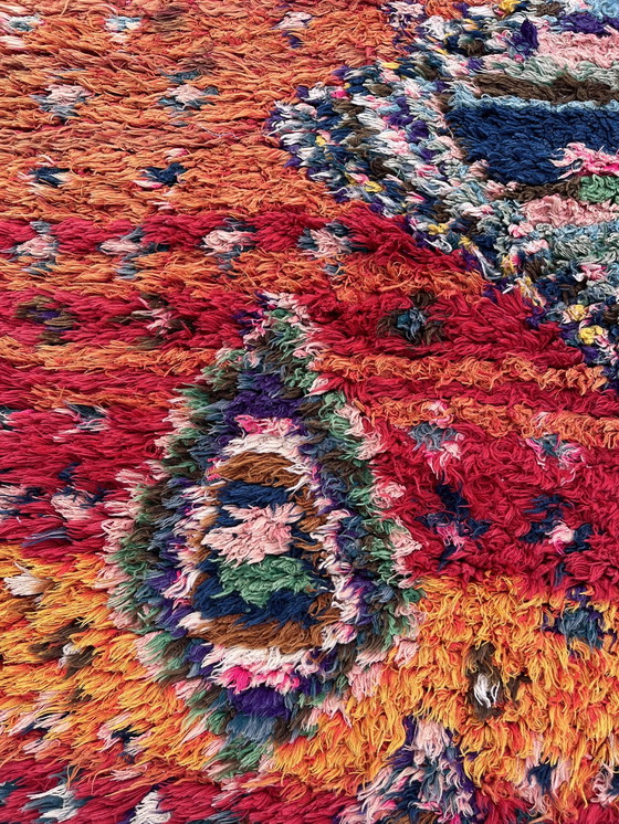 Image 1 of Rood Marokkaans Vintage vloerkleed