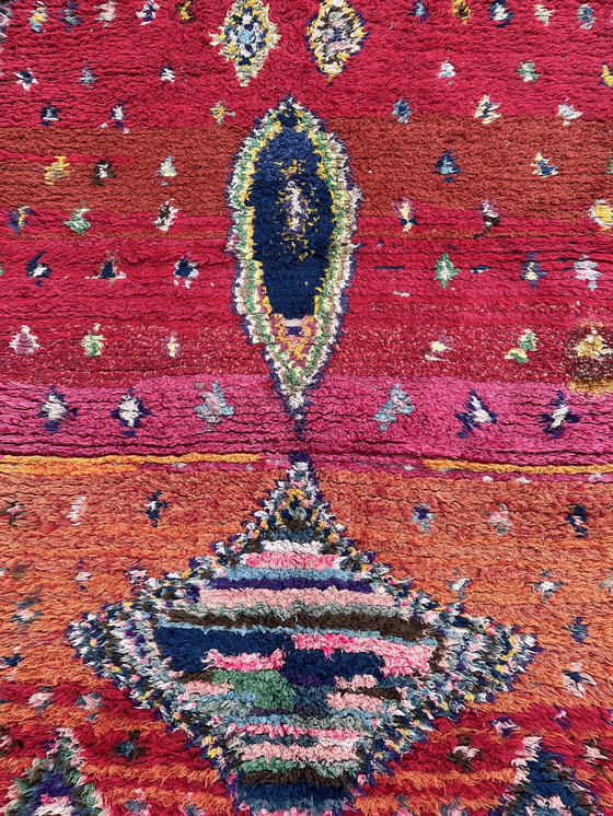 Image 1 of Rood Marokkaans Vintage vloerkleed