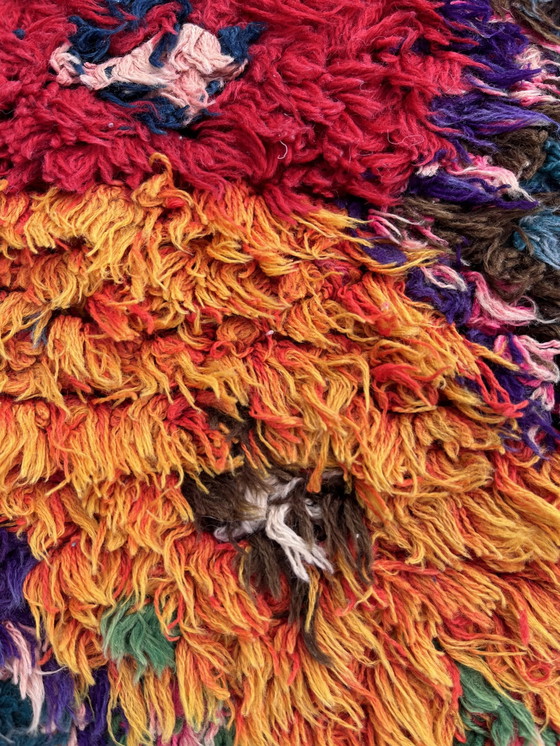 Image 1 of Rood Marokkaans Vintage vloerkleed