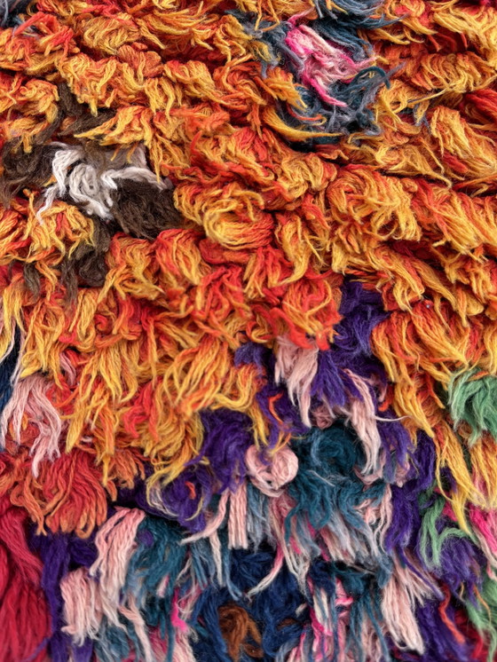 Image 1 of Rood Marokkaans Vintage vloerkleed