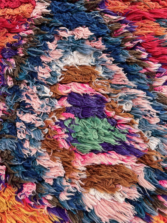 Image 1 of Rood Marokkaans Vintage vloerkleed