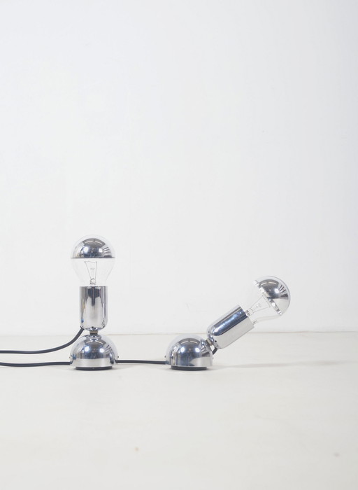 Set Pollux Lampen Ontworpen Door Ingo Maurer Voor Design M, Jaren '60