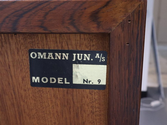 Image 1 of Omann Jun Model Nr9 Wandmeubel Palissander 2 Delig 